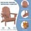 Chaise Adirondack pliante Selevae-1169648642