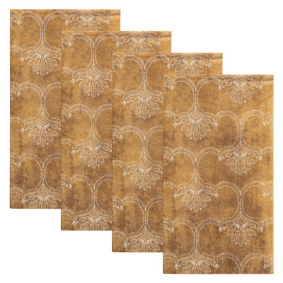 Serviette de table d'invité / Serviette en papier FLEUR-DE-LIS (S24)