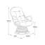 Fauteuil papasan pivotant en polyester touffeté de 28,75 po de large Lundell-961659913-961659915