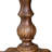 5-Pc Dining Set consists of a Pedestal Kitchen Table and 4 Light Tan Linen Fabric Kitchen Chairs with Padded Back - Antique Walnut-1409903080-1409903087-1442630950