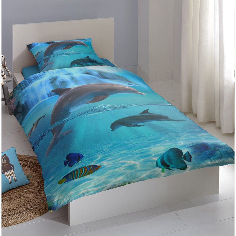 Will Graphic Print & Text Duvet Cover Set with Pillowcases