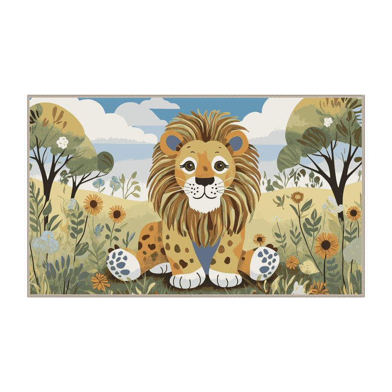 Tapis pour enfants East Urban Home, Rectangulaire 2 pi x 3 pi