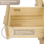 Meuble-lavabo mural simple Isola WM 36 po en chêne scandinave, sans comptoir ni lavabo, finis noir mat