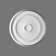 24-3/8 in x 24-3/8 in x 1-5/8 in Plain Primed White Polyurethane Ceiling Medallion