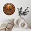 Horloge murale en bois