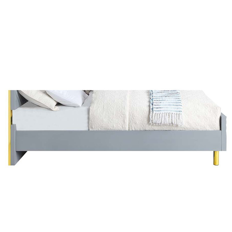 Pied de lit Gaines, Grand, Gris
