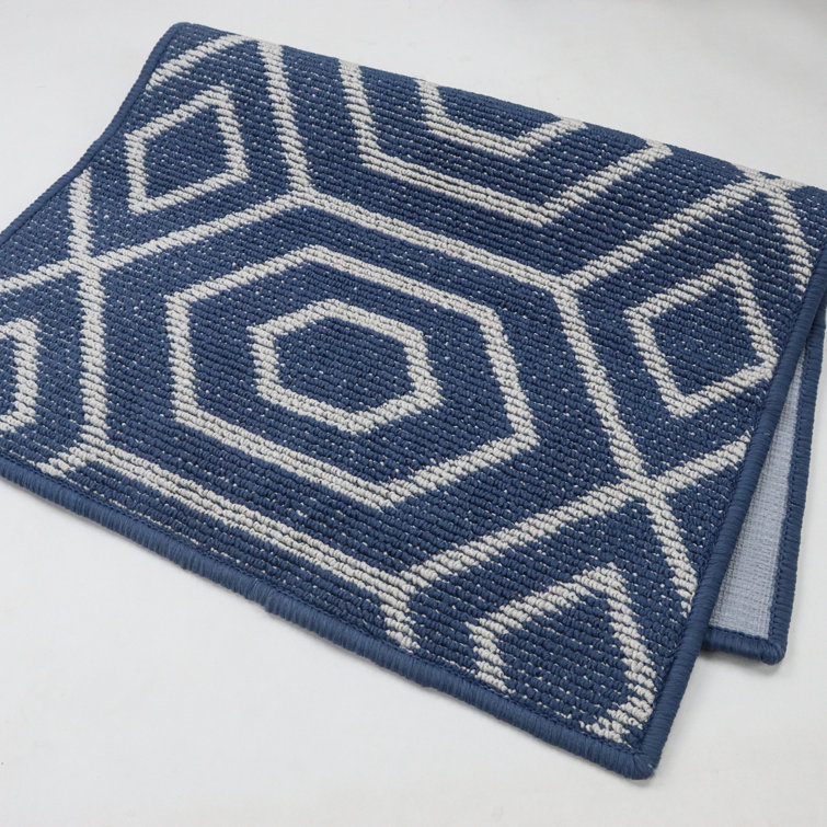 George Oliver Erasmus Non-Slip Geometric Outdoor Doormat