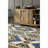 Acworth Authentic Hand-Tufted Handmade Blue, Gold & Ivory Ikat-Like Design Global Wool Area Rug-748357170