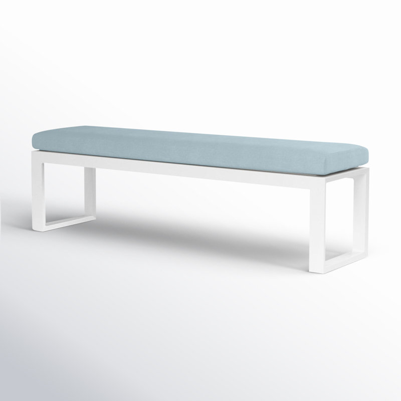 Banc de pique-nique en aluminium Camela, Toile horizon Sunbrella®