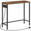Console Table with Power Outlets, Slim Console Table with Charging Station