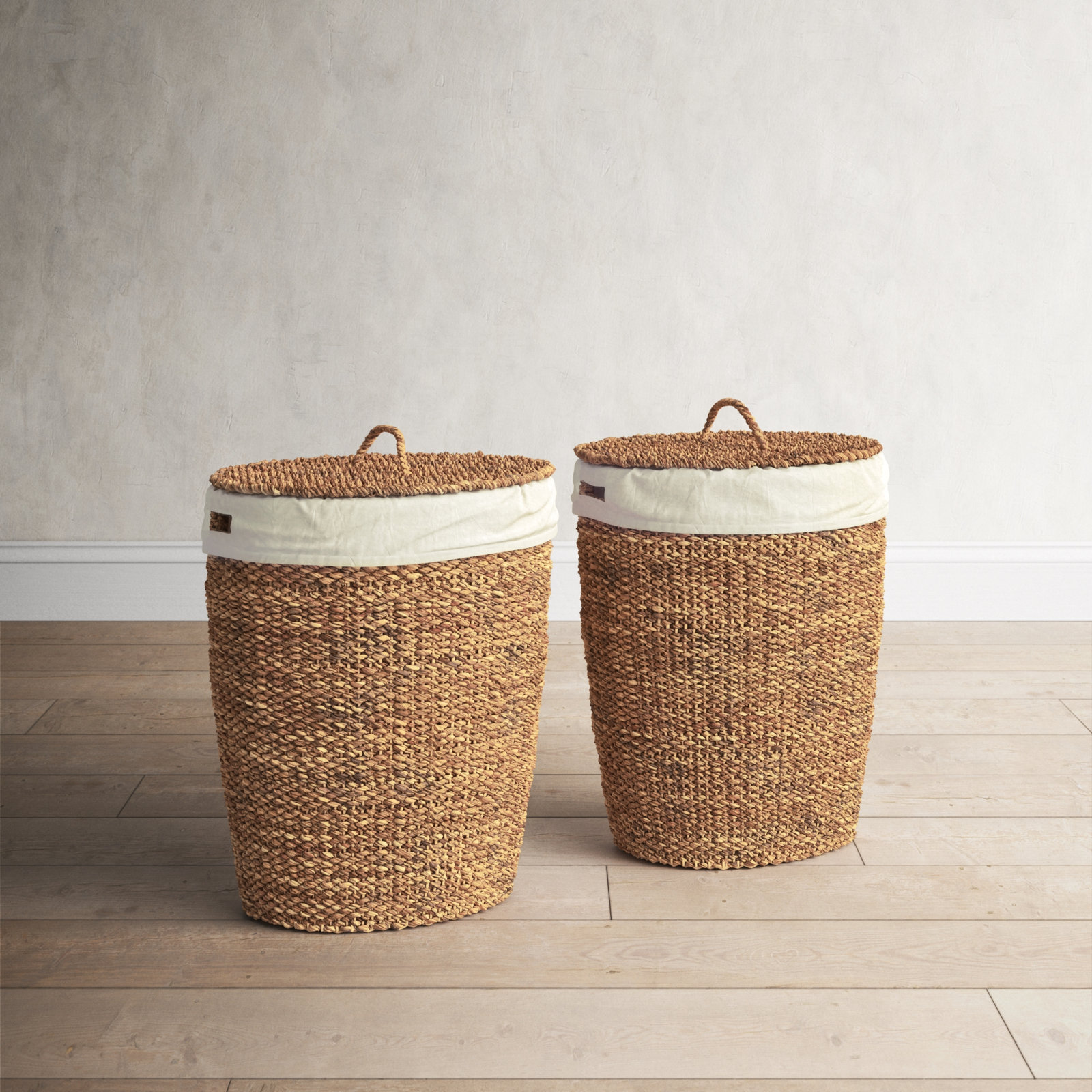 Wicker Laundry Set