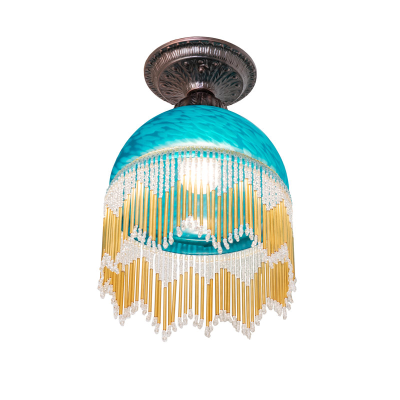8" Wide Roussillon Flushmount