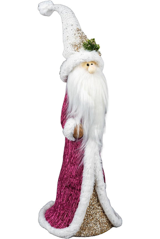 No Holiday Shaped Ornament, 15 cm x 20cm x 9cm, Pink
