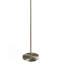 Lampe sur pied de 66 po en métal de style rétro avec abat-jour noir et blanc-466850531-466850532