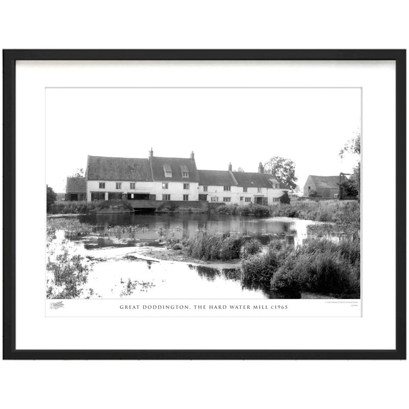 Great Doddington, The Hard Water Mill C1965 by Francis Frith - Single Picture Frame Print, 60cm H x 80cm W x 2.3cm D