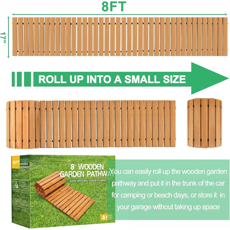Manufactured Wood Pathway