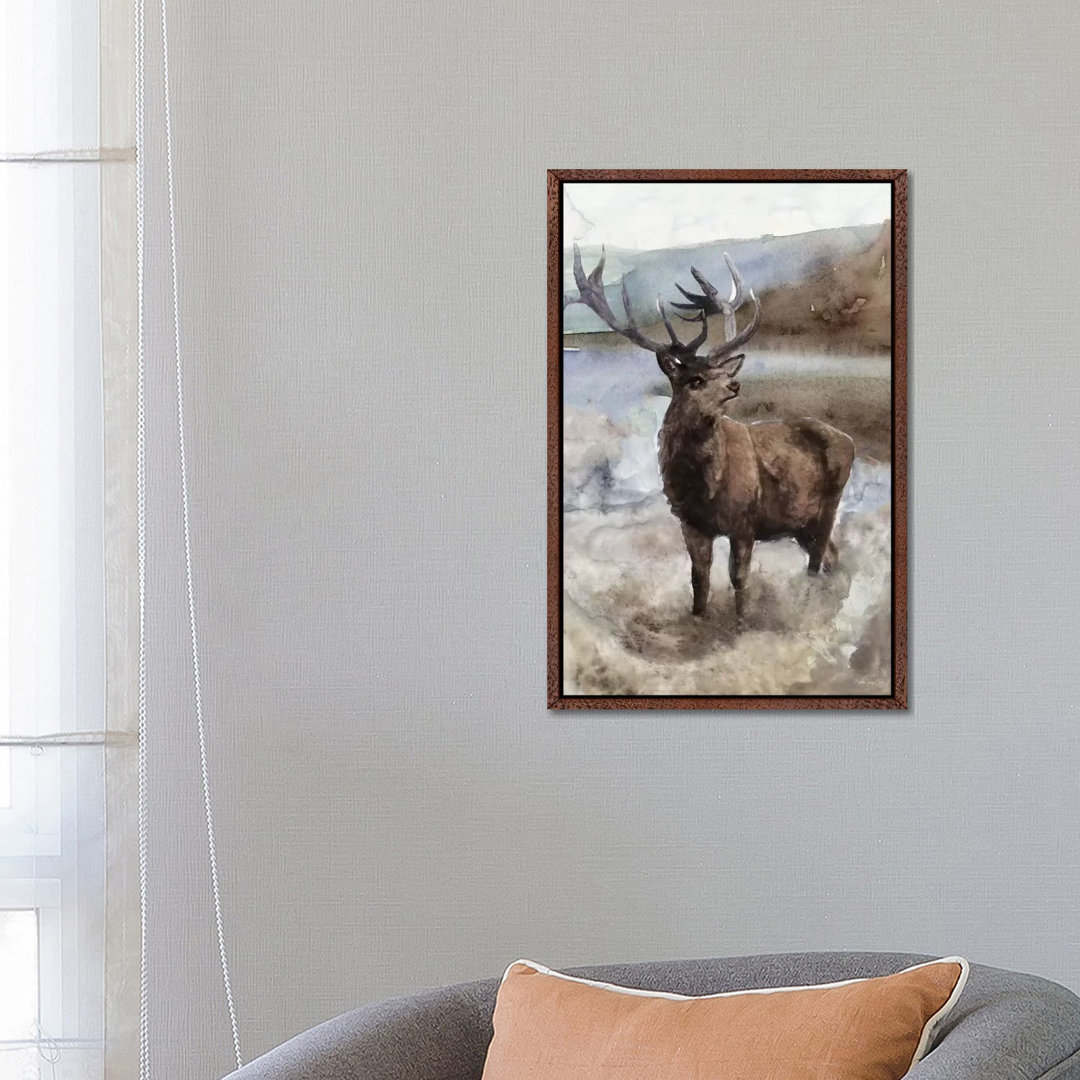 Grand Elk II von Stellar Design Studio - Galerieverpackte Leinwand Giclée auf Leinwand