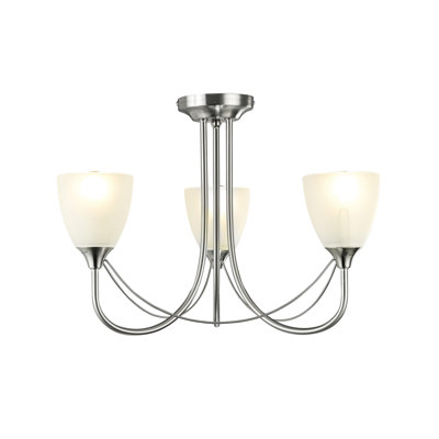 Combs 3 - Light Shaded Chandelier