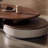 Retractable design retro coffee table-110828325