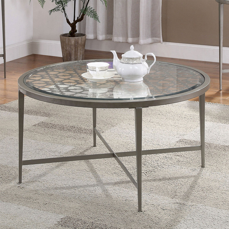 Table basse Olwen au fini blanc