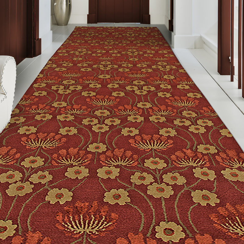 Floral Area Rug, Runner 3' x 8'