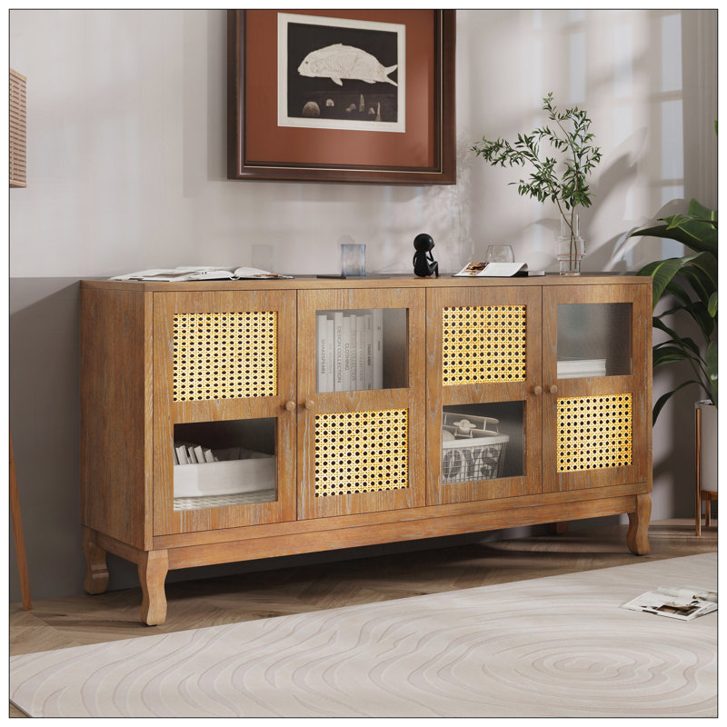 Buffet moderne pour le salon, Brun antique
