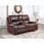 Izaia Brown Faux Leather selected