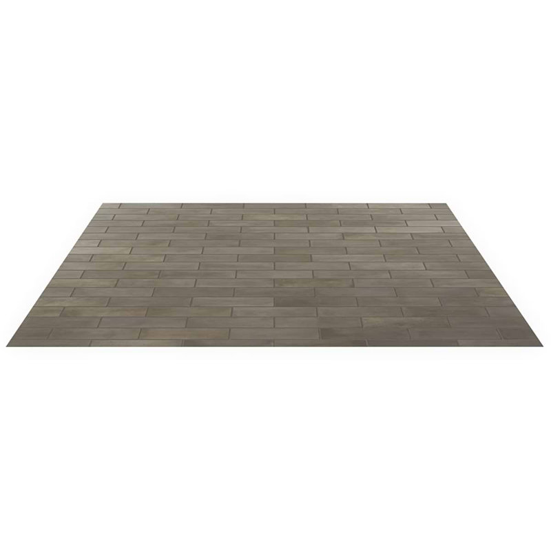 Color One 2x8 Matte Cement Tile, Shadow Gray