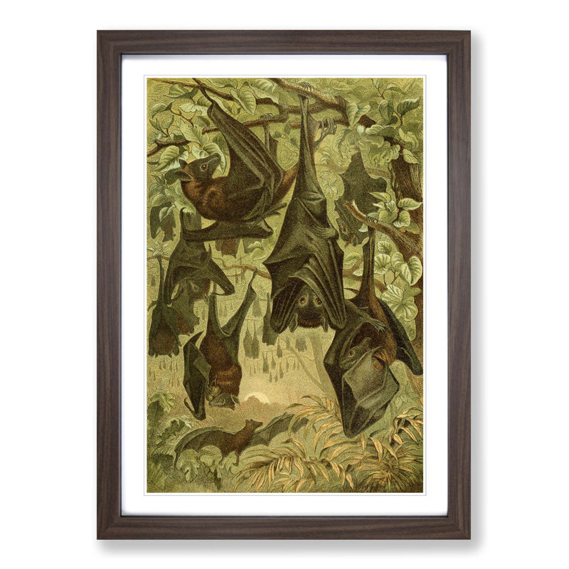 Single Picture Frame Painting, Walnut