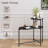 Round Coffee Table With Storage Tray 2 Tier