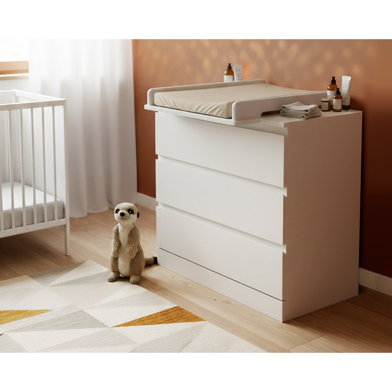 KIRA Changing Table Topper, White