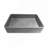 19.68'' Concrete Rectangular Modern Gray Bathroom Sink