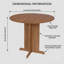 Table de salle à manger Bristol-1449976037