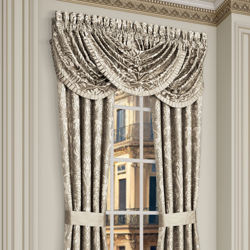Brunello Damask Swag Window Valance