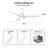 52'' Ceiling Fan with LED Lights-1753146368