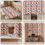 Papier peint auto-adhésif à motif de cercles abstraits, carrés, rectangulaires, carrés, adhésifs et amovibles, 45 x 300 cm