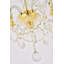 Lustre classique à 4 lumières de style bougie avec détails en cristal Rochelle-26991655