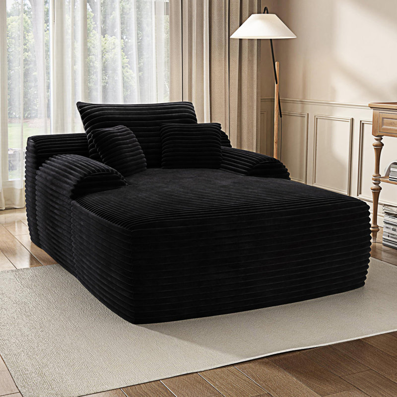 Chaise longue, canapé-lit rembourré surdimensionné, canapé-lit Cloud