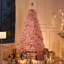Arbre de Noël de Noël artificiel articulé 6 pi de qualité supérieure pour la maison, le bureau, la décoration de fête avec 1 455 branches, assemblage facile, charnières en métal et base pliable