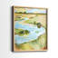Upriver II - reproduction encadrée de qualité supérieure - prête à être accrochée - aucun clou requis - aucun clou requis-1833511390-1833511388