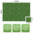 Sorbus 24"X24" Interlocking Grass Foam Floor Tiles