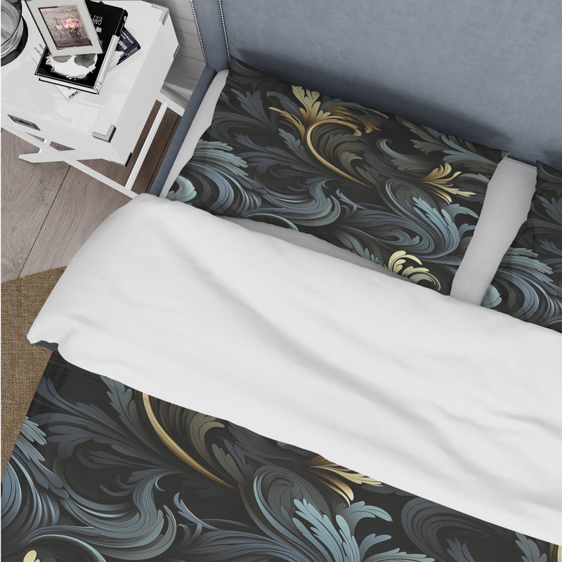 Ensemble de housse de couette Paisley, Housse de couette pour très grand lit et 2 très