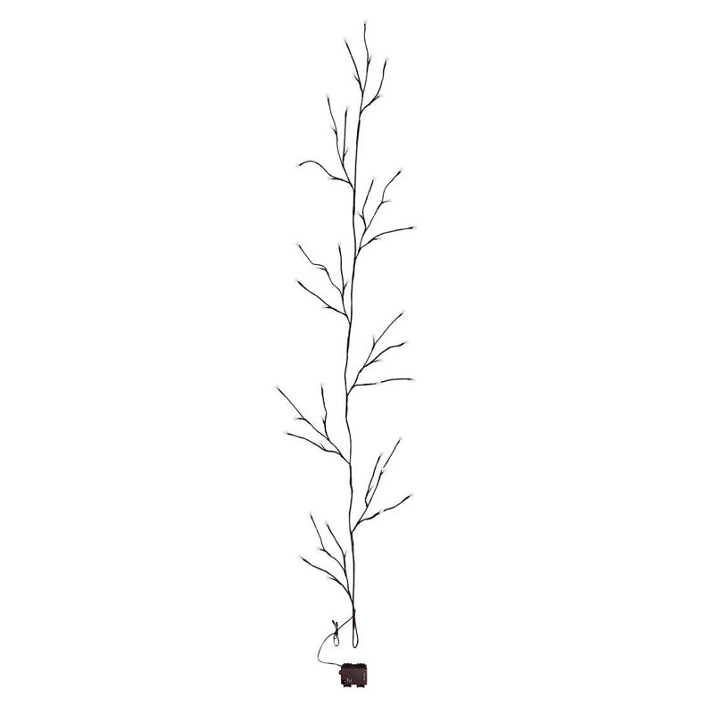 16'' in. Lighted Faux Birch Garland