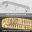 Modern Dimmable Crystal Led Long Chandelier-628864522