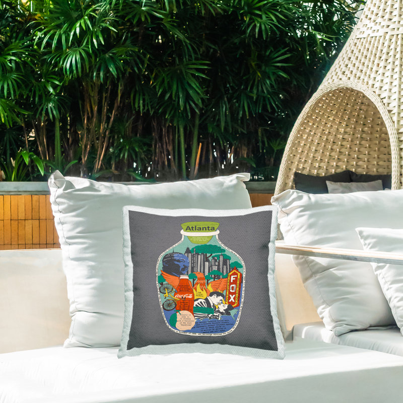 Coussin d'extérieur imprimé Atlanta Atlanta