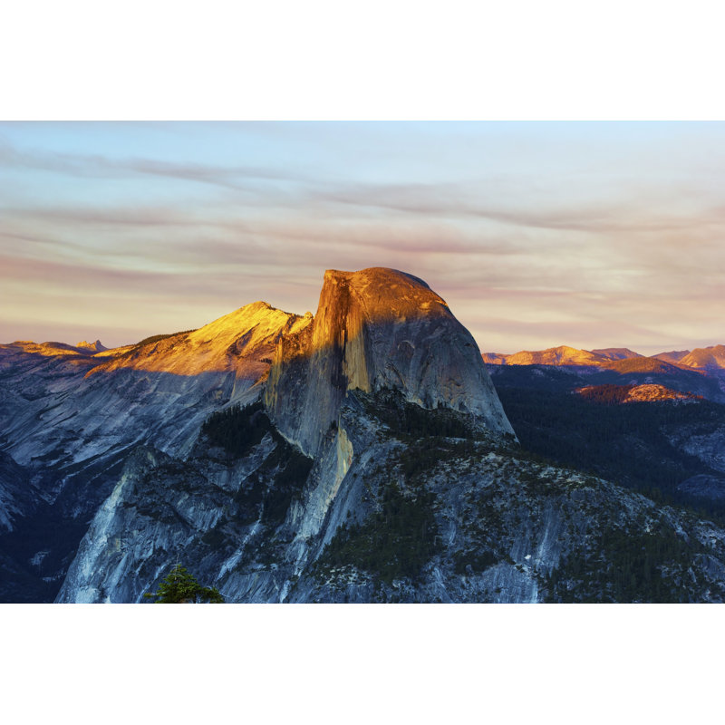 Half Dome, Yosemite - Photographie sur toile tendue, H 8 po x l 12 po