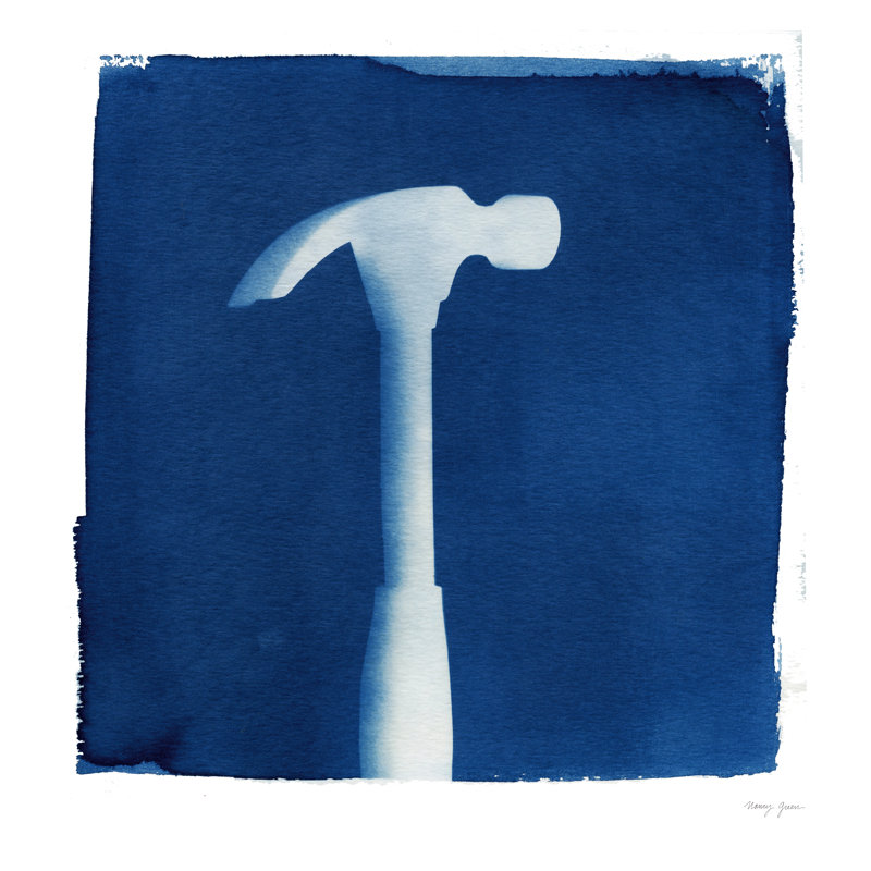 " Cyanotype Tools VIII " by Nancy Green Painting Print, 30" H x 30" W