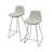Upholstered Counter Stool with Metal Frame-40925050-49090737-40167935