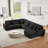 129" Oversized Sectional Sofa U-shaped Sofa Couch Modern Sofa Upholstered in Soft Corduroy with a Chaise Lounge for Living Room-810925151