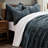 Striped Channel Velvet Quilt Set-124836119-106369218